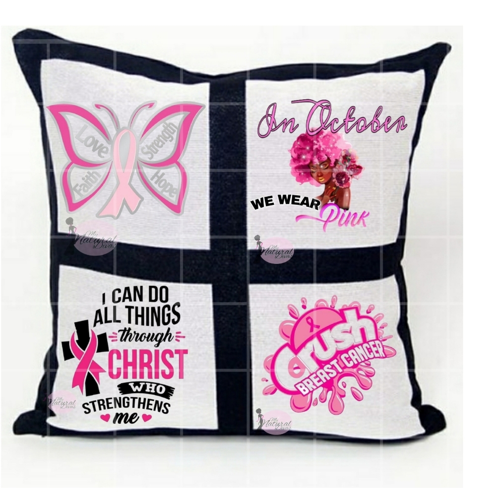 Custom 4 panel pillow
